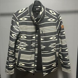 Ariat Geometric Black and White Ski Jacket